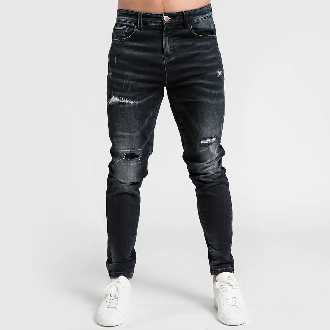 Alvaro Relaxed Fit Jeans - Black Wash