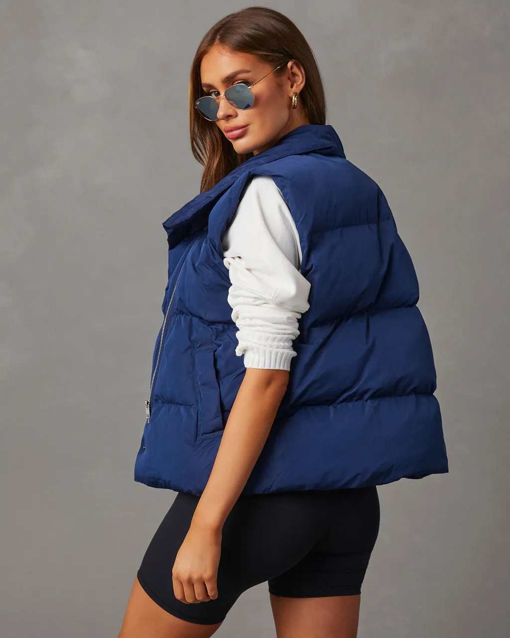 Anna Pocketed Puffer Vest