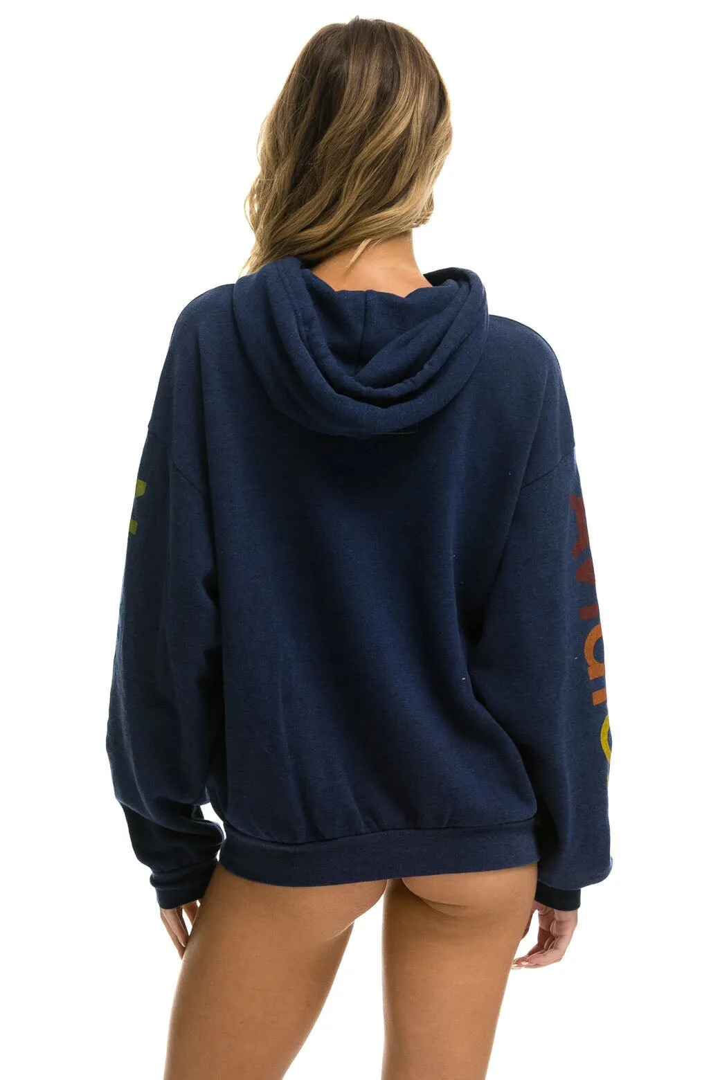 AVIATOR NATION NORTH SHORE RELAXED PULLOVER HOODIE - NAVY