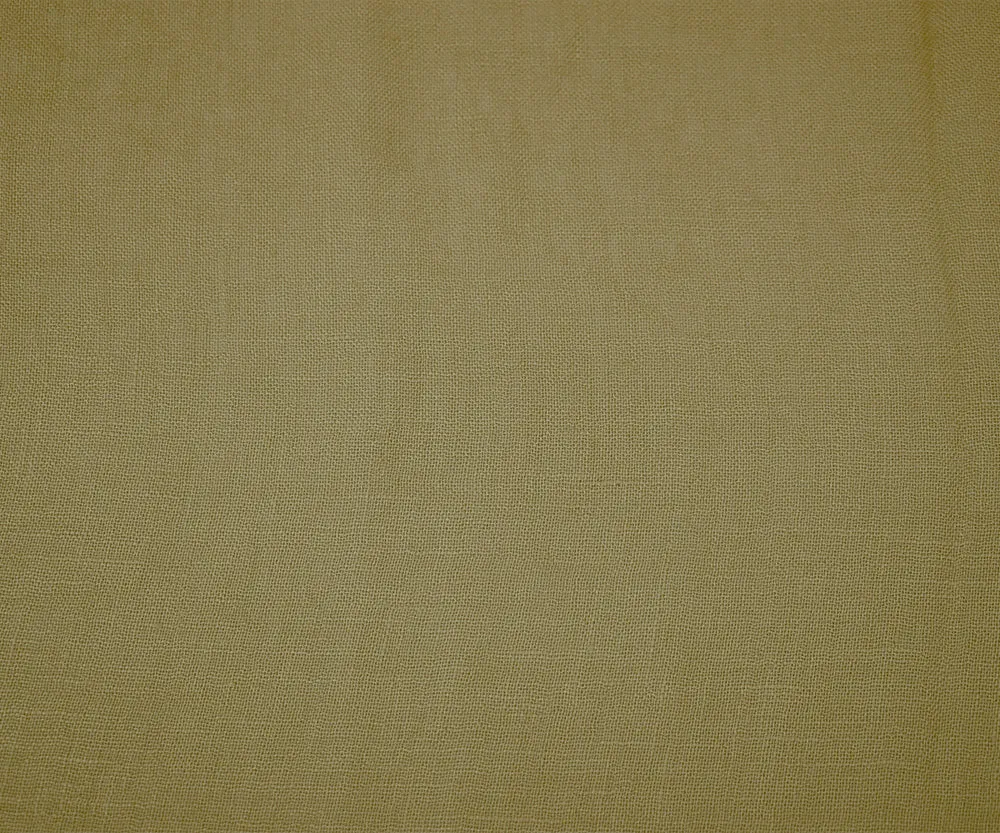 Beige Washed Semi-Sheer Washed Solid Linen Woven Fabric