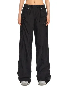 Black Fabric Protector Jogging Pants