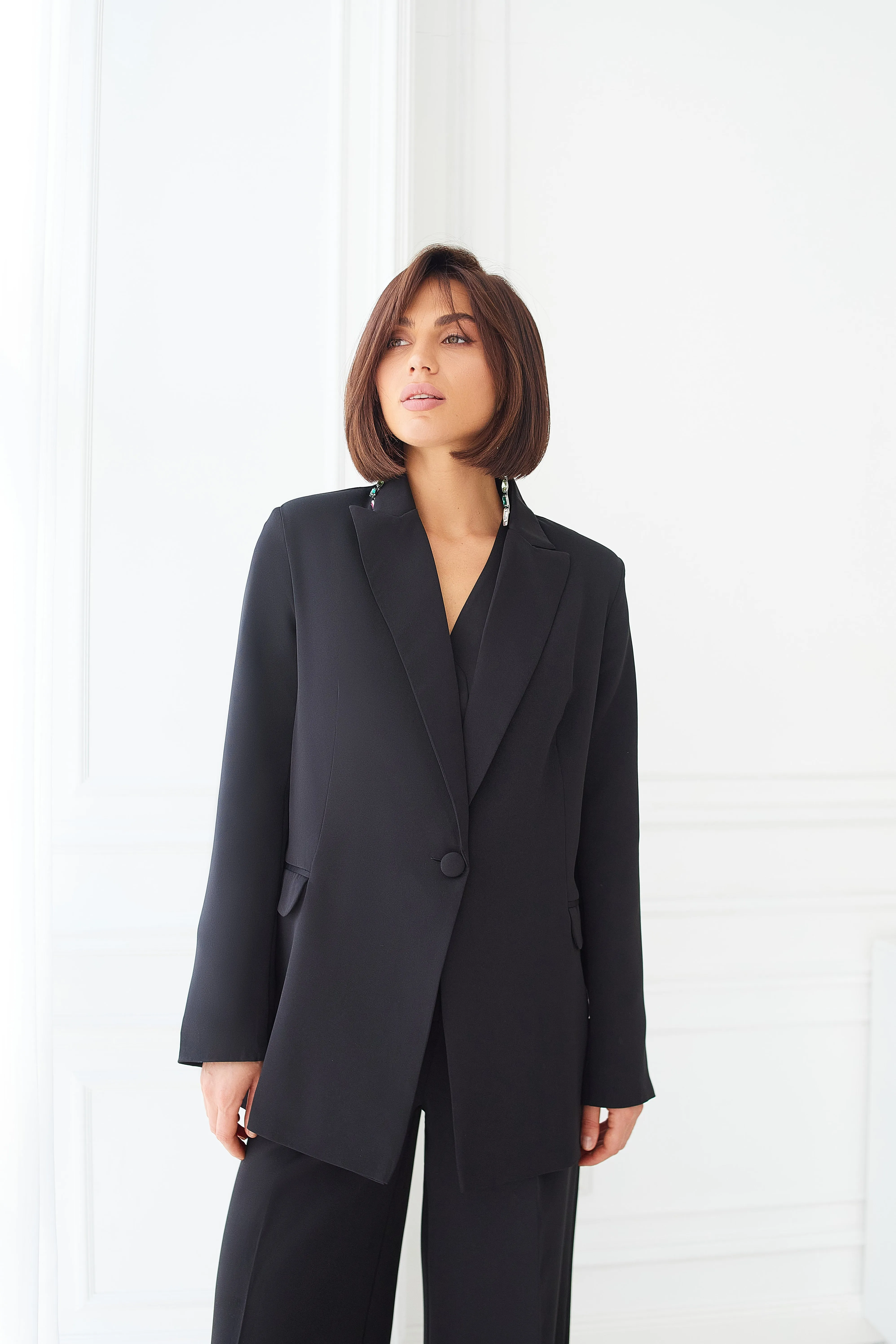 Black Oversized 3-Piece Suit