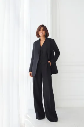 Black Oversized 3-Piece Suit