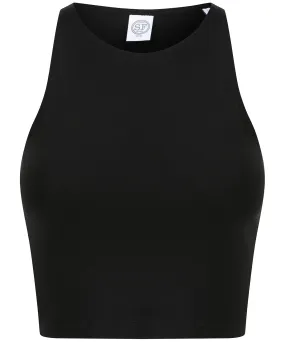 Black - Women's cropped top