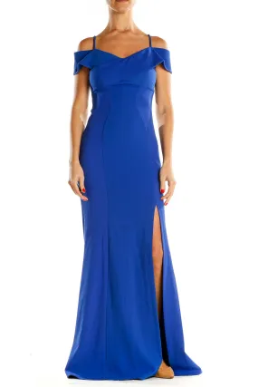 Blue Cocktail Evening Mermaid Dress