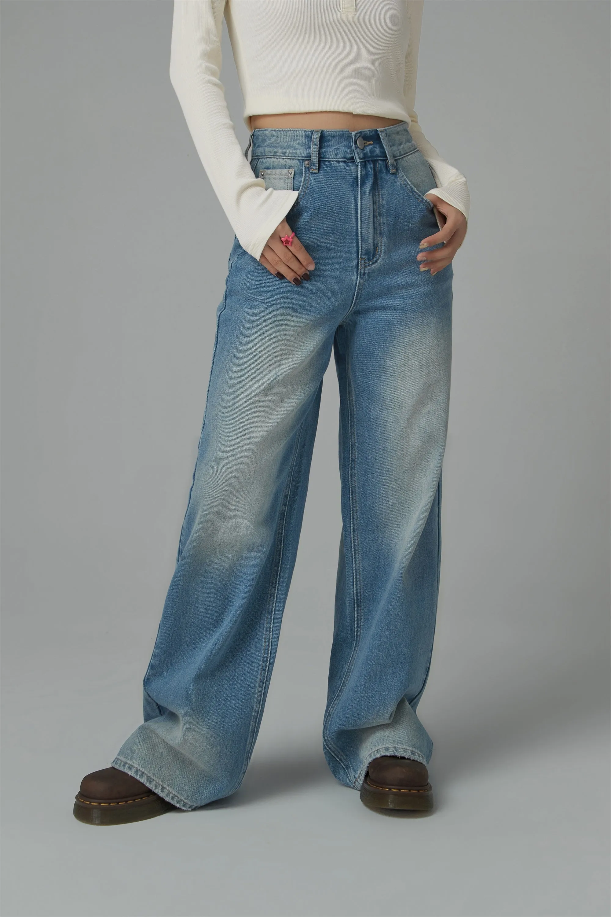 Chuu Babe Loose Fit Denim Jeans