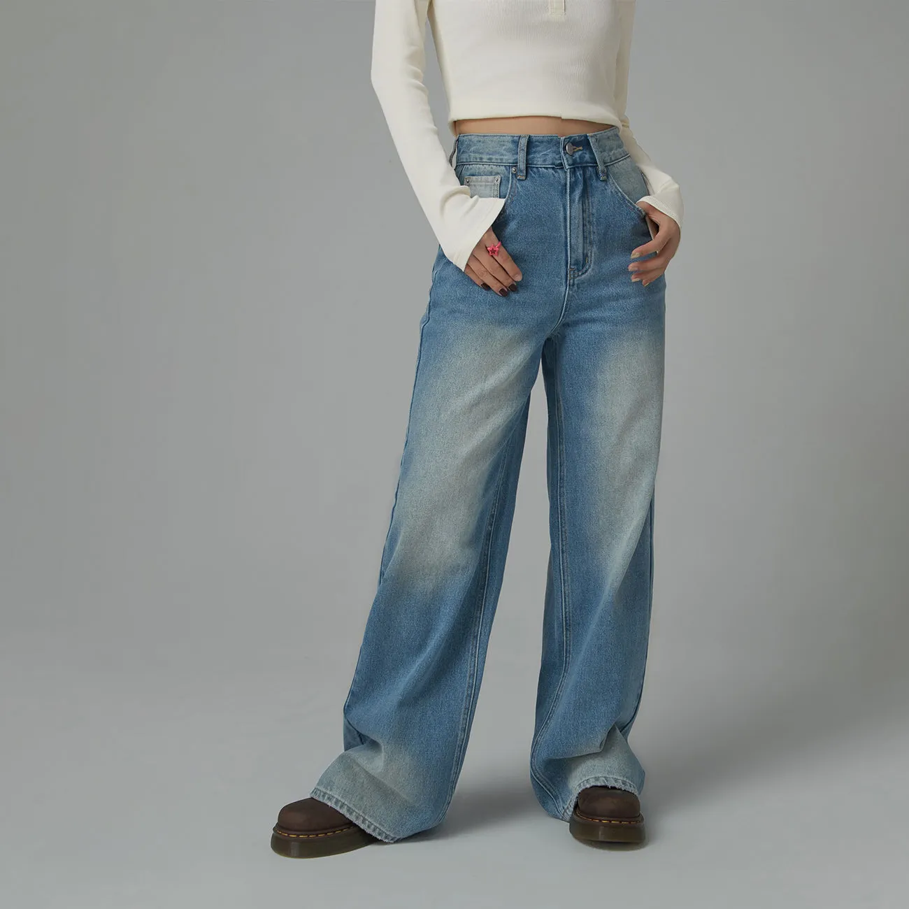 Chuu Babe Loose Fit Denim Jeans