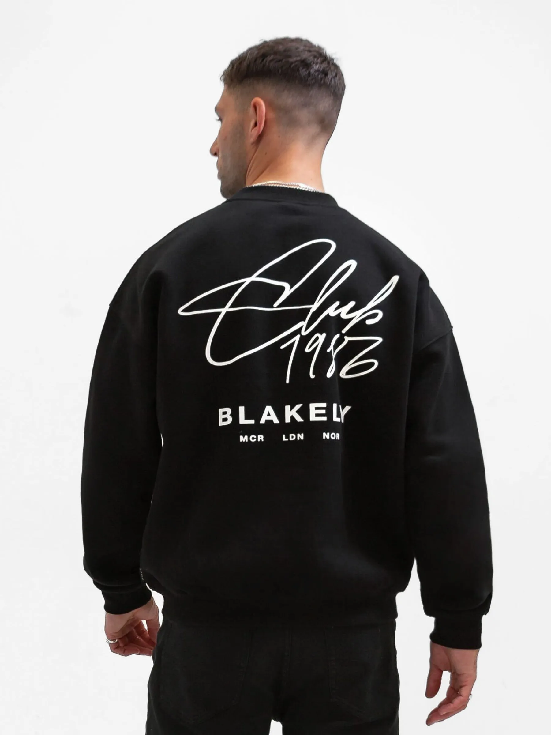 Club Relaxed Jumper - Black