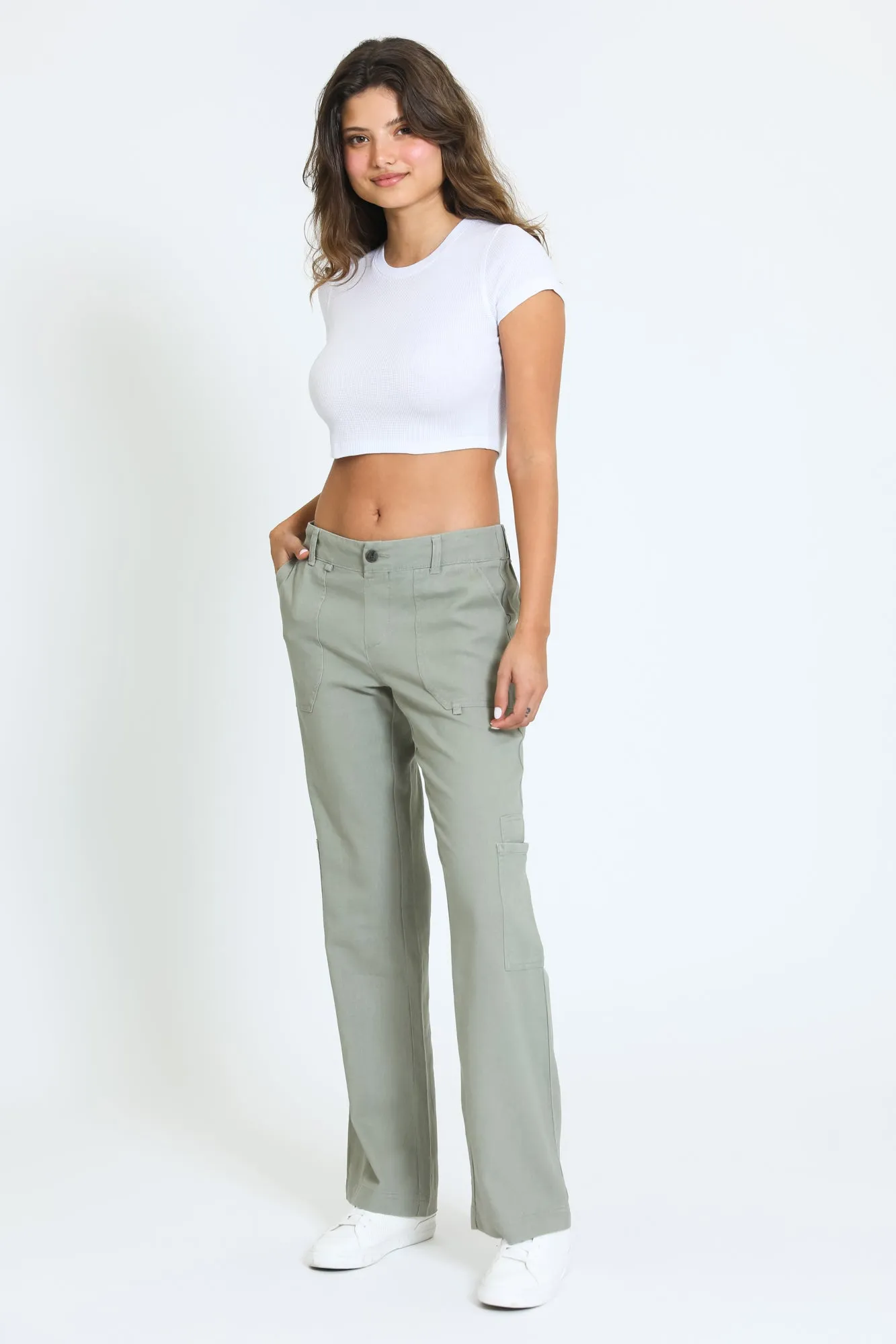 COMFORT WAIST UTILITY PANT - TREE LEAF