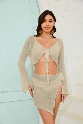 Crochet Two Piece Cover Up Set