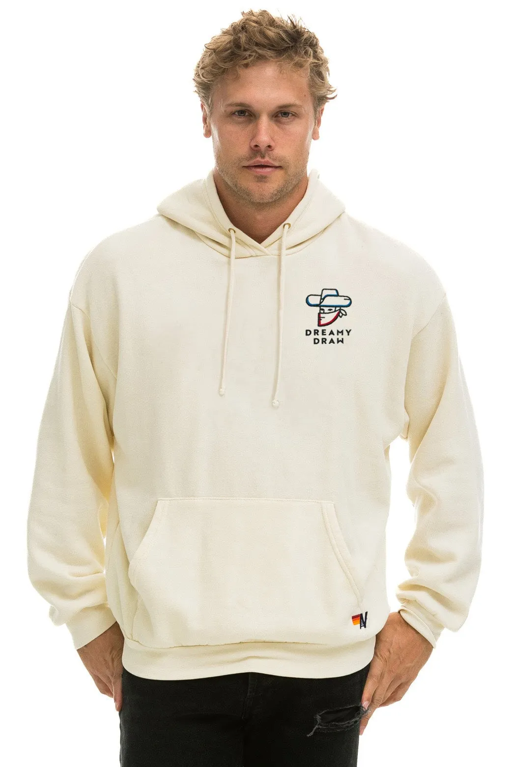 DREAMY DRAW 2023 RELAXED PULLOVER HOODIE - VINTAGE WHITE