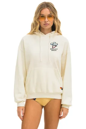 DREAMY DRAW 2023 RELAXED PULLOVER HOODIE - VINTAGE WHITE