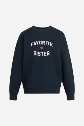 Favorite Daughter Favorite Sister Heart Logo Sweatshirt