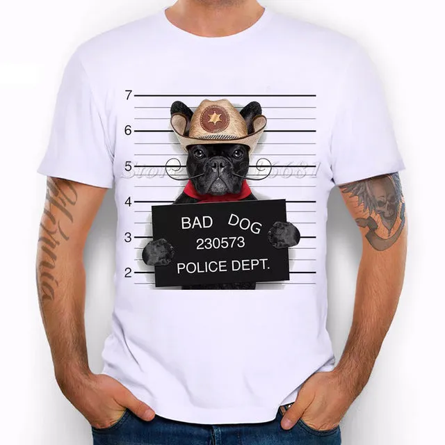 French Bulldog Printed Tees