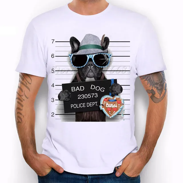 French Bulldog Printed Tees