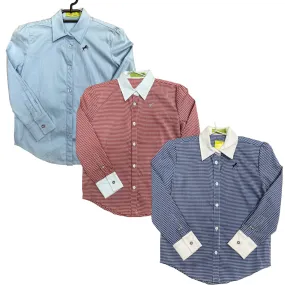 Kids Long Sleeved Button Up Shirt