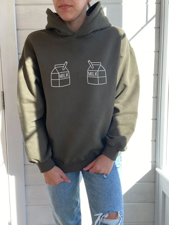 Milk Carton Hooded Sweatshirt