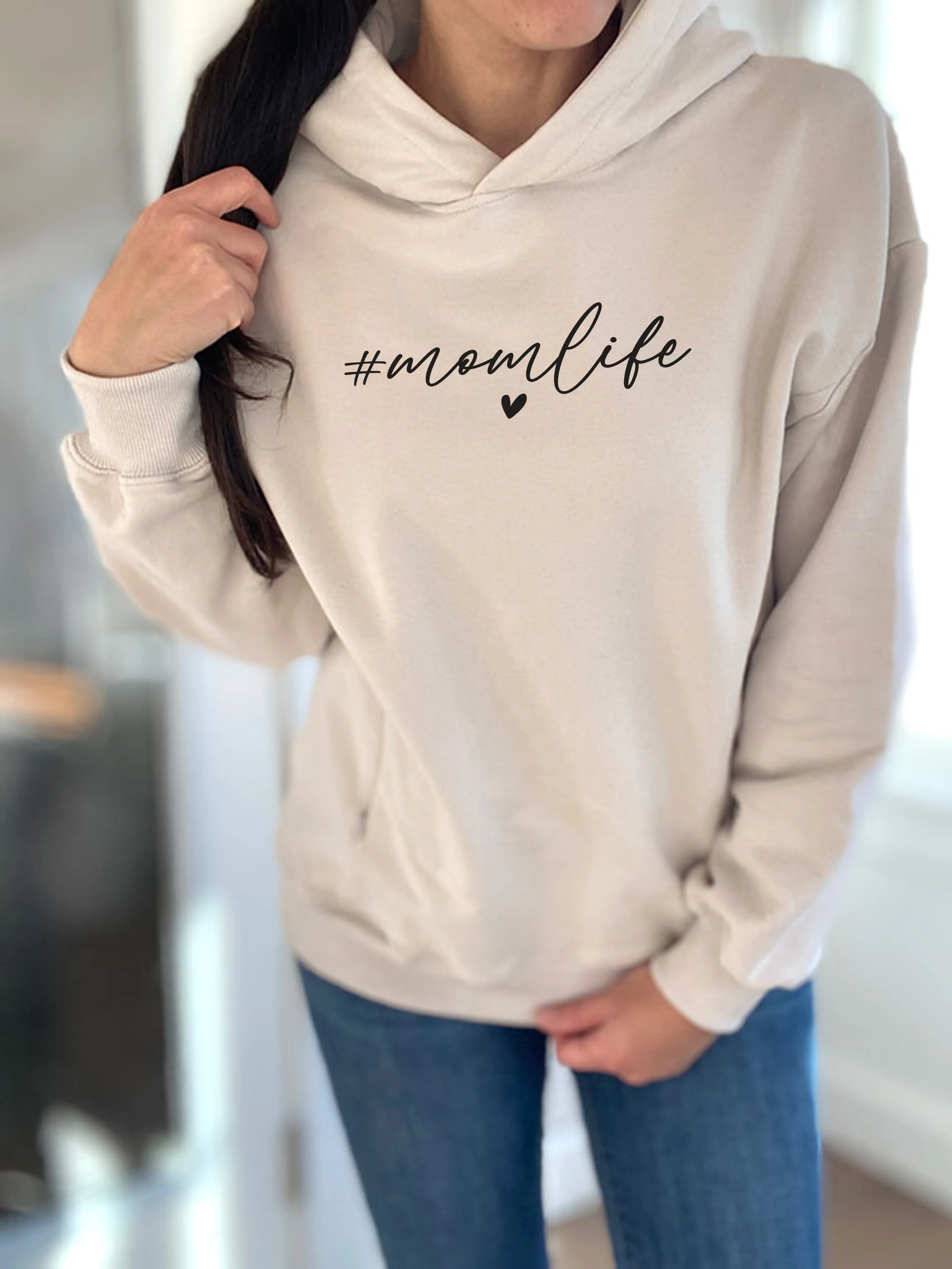 #MomLife Hooded Sweatshirt