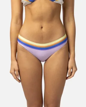 Rip Curl Sunrise Stripe Cheeky Hipster Bottom-Lilac