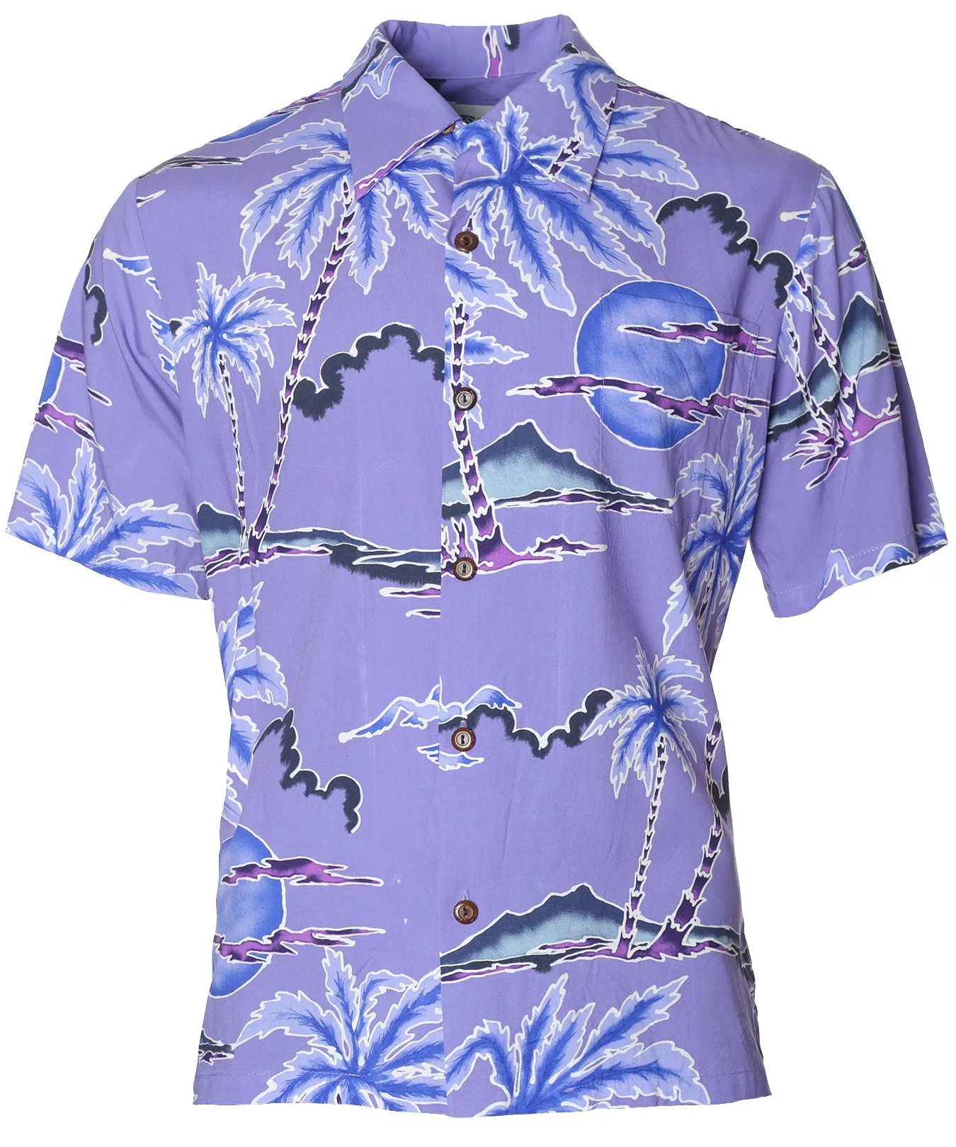 Scenic Palm Hawaiian Shirt