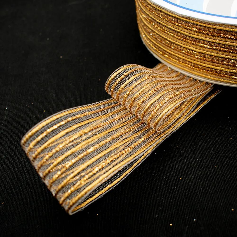 Sheer Metallic Ribbon