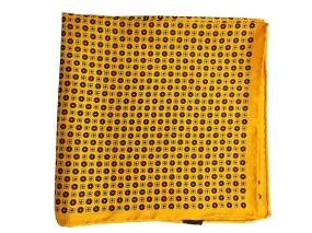 Silk Yellow Pocket Square