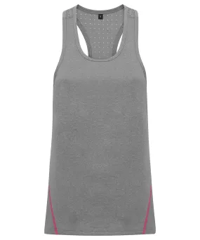 Silver Melange - Women's TriDri® 'laser cut' vest