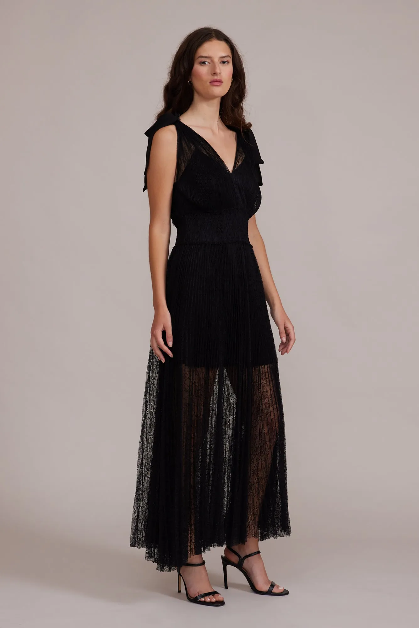 Solange Lace Dress - Black