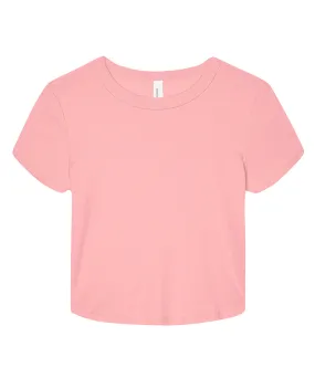 Solid Pink Blend - Women’s micro rib baby t-shirt