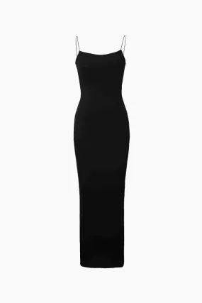 Square Neck Jersey Maxi Dress