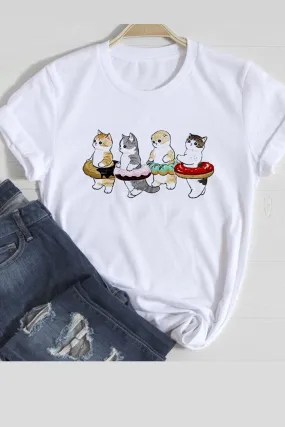 TastyHottie - Lovely Cats Graphic T-shirts