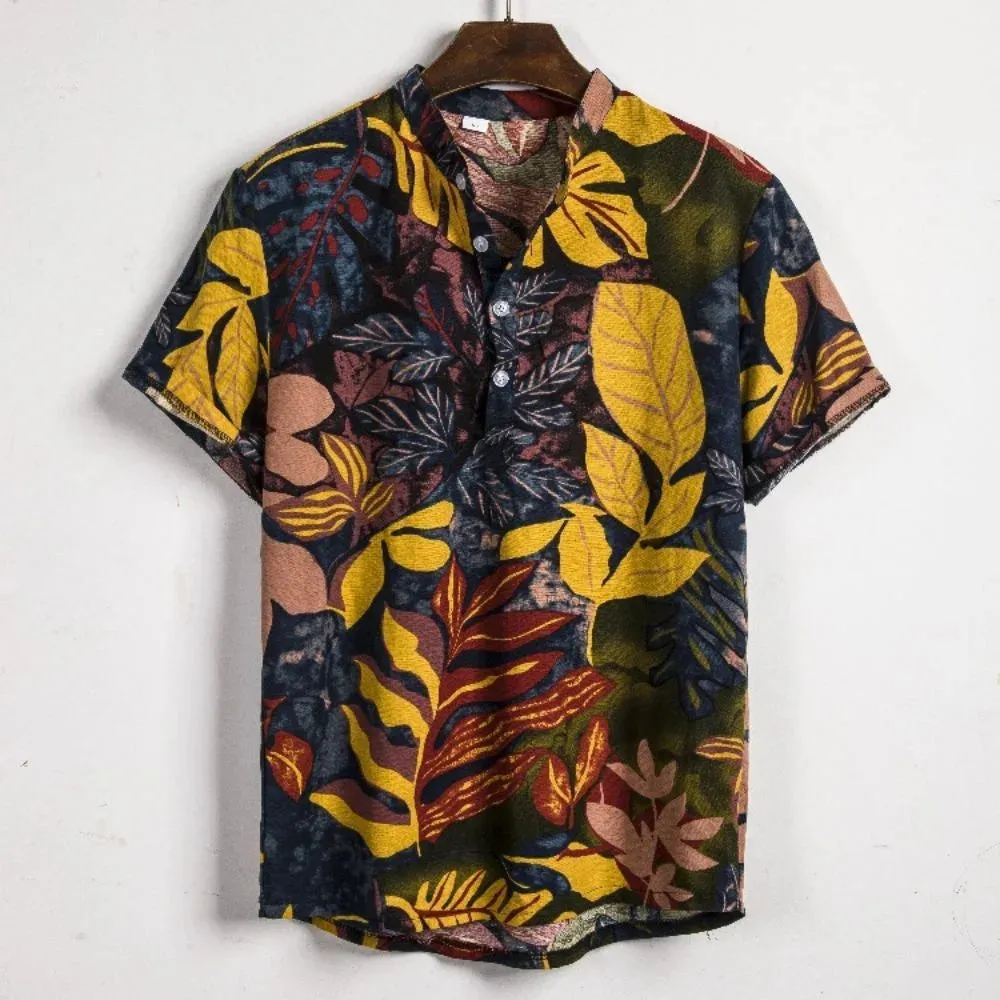 TROPICAL BREEZE BUTTON-UP