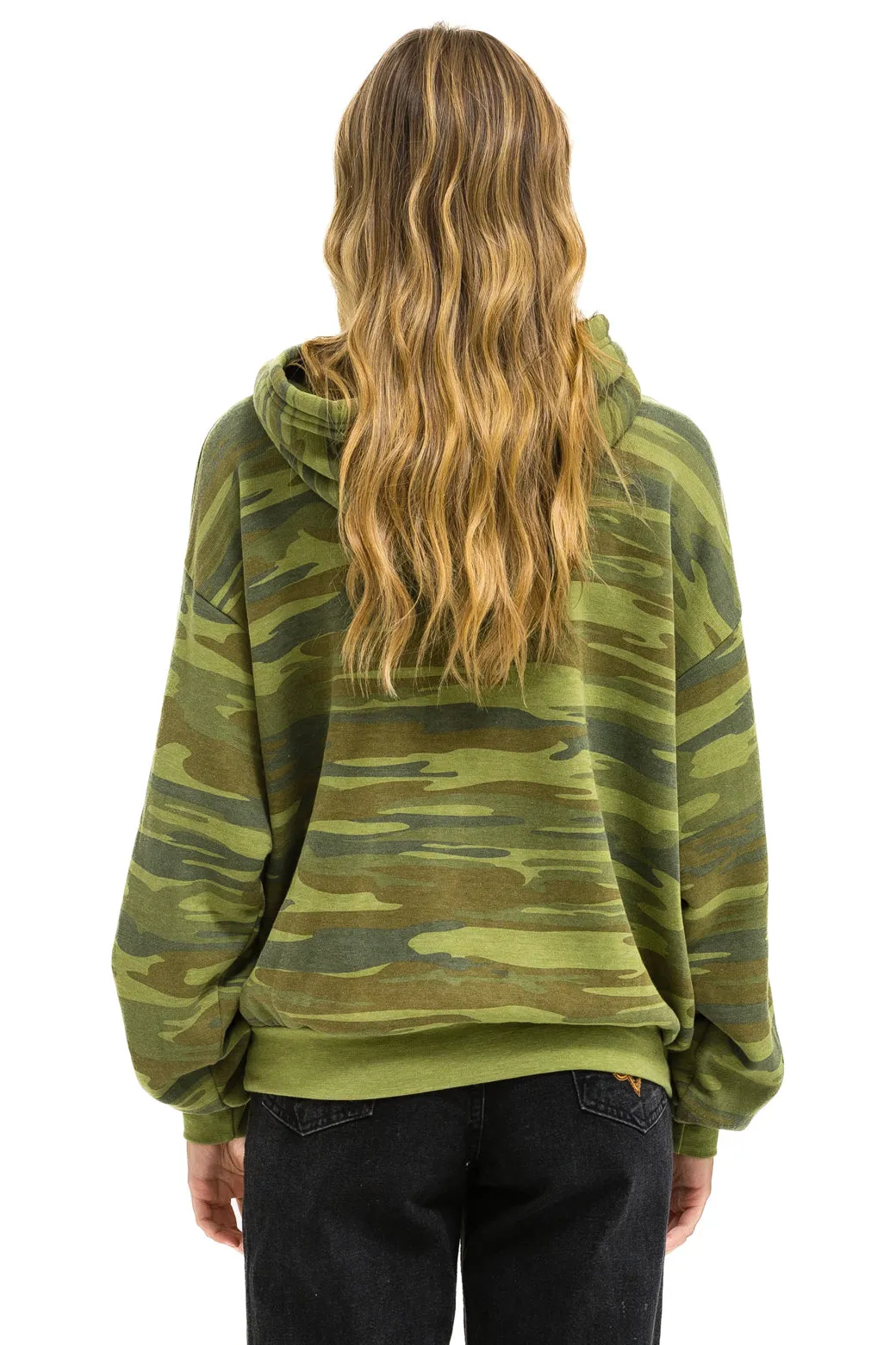 UNIVERSITY OF TEXAS PULLOVER HOODIE RELAXED - CAMO