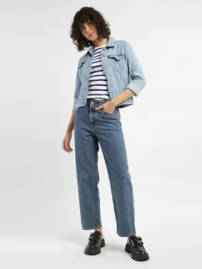 Women's High Rise Baggy Fit Jeans